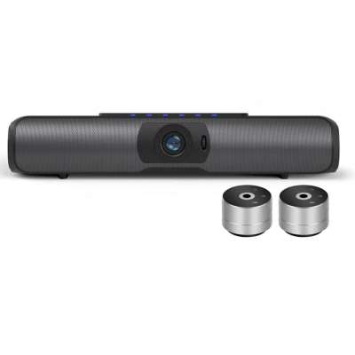 4K Video Conference Camera with Speaker and Mic, USB Wireless omnidirectional